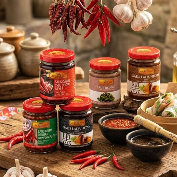 SAUS LEE KUM KEE / LEE KUM KEE SAUS CABAI / SAUS UDANG / LEE KUM KEE LADA HITAM / SAUS PLUM