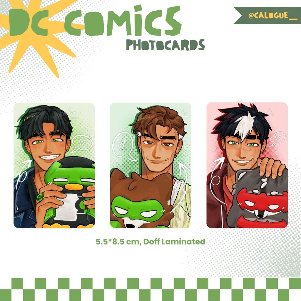 DC COMICS | Photocards | Red Hood + Green Lanterns
