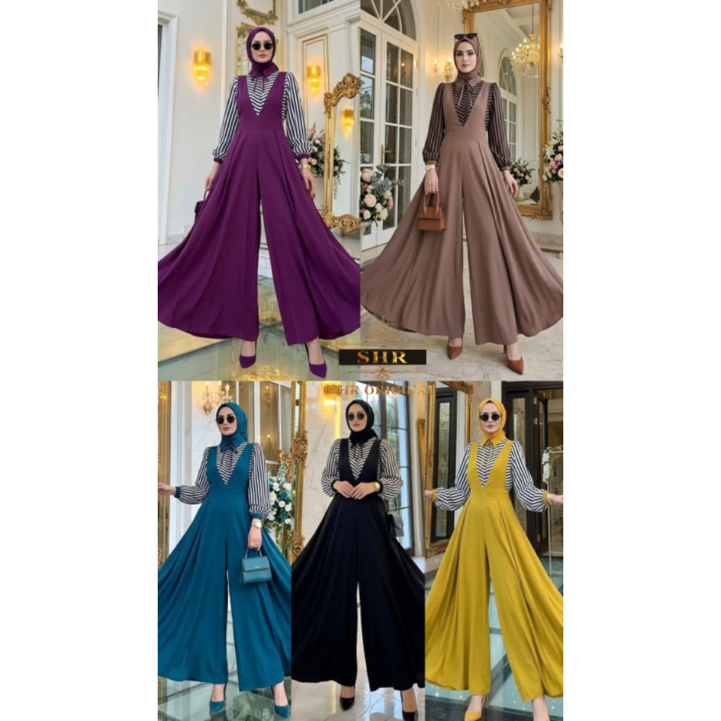 SETELAN JUMPSUIT KULOT BY SHR ORI