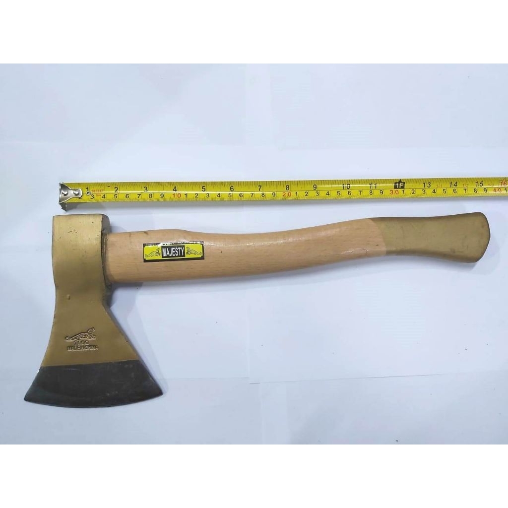 Kampak mas gagang kayu 600gram cap mata / kampak gagang kayu 600gram cap mata