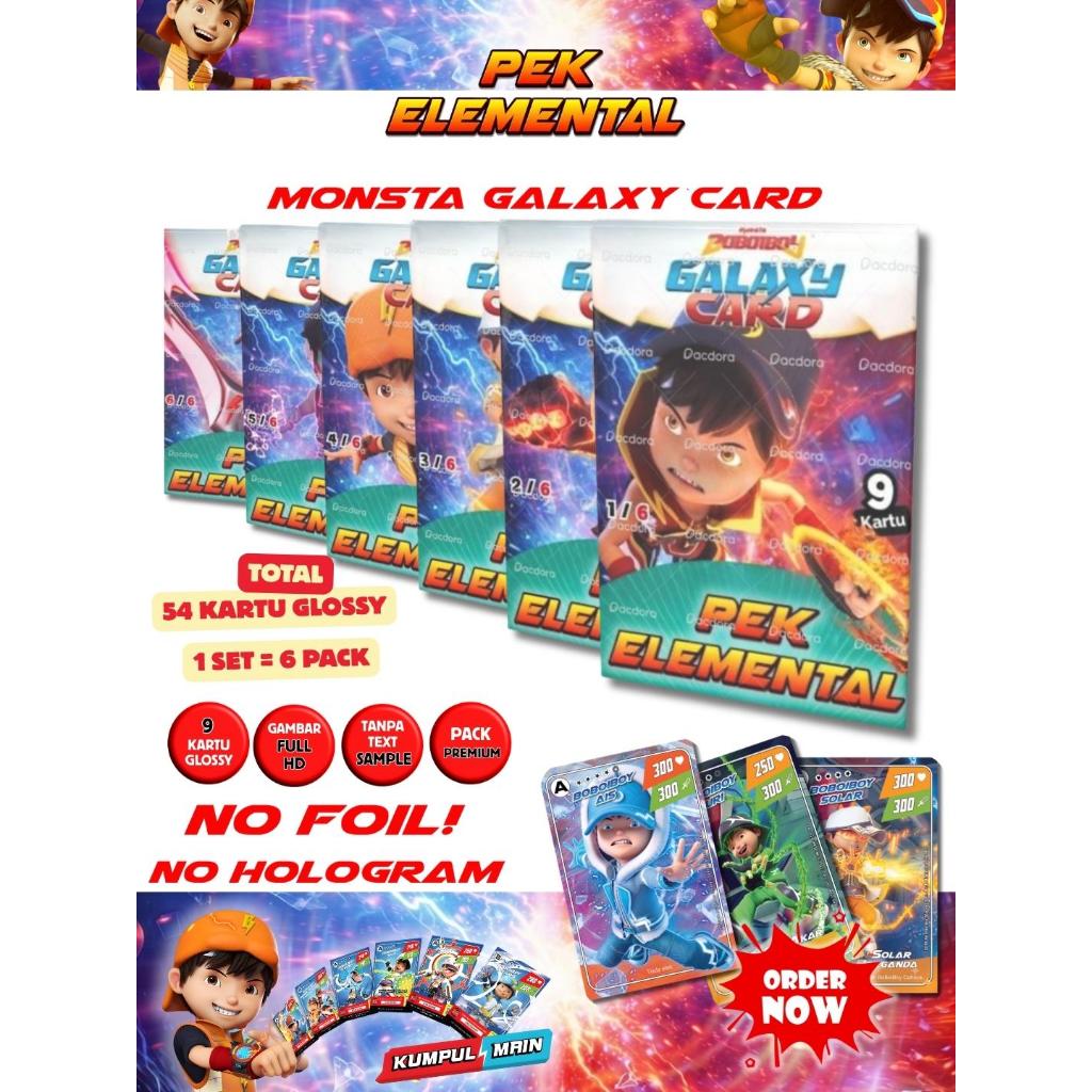 Kartu BoBoiBoy Pek ELEMENTAL isi 9 card