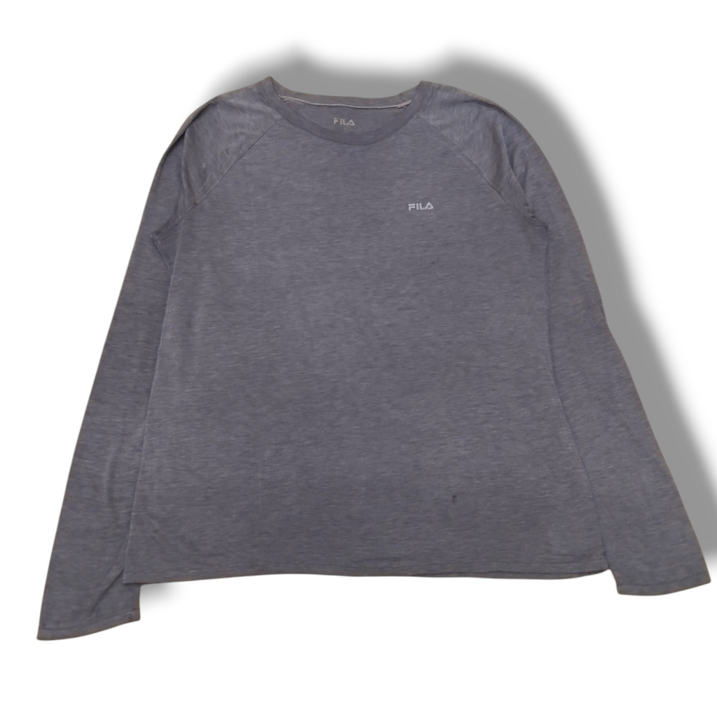 F1L4 GRAY LONG SLEEVE JERSEY | KAOS LENGAN PANJANG | BGTA