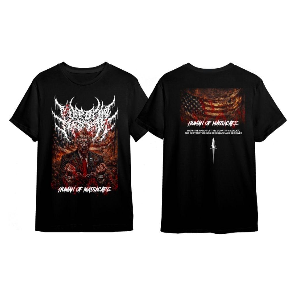 Kaos Musik Distro Bleeding Messiah - Human Of Massacre