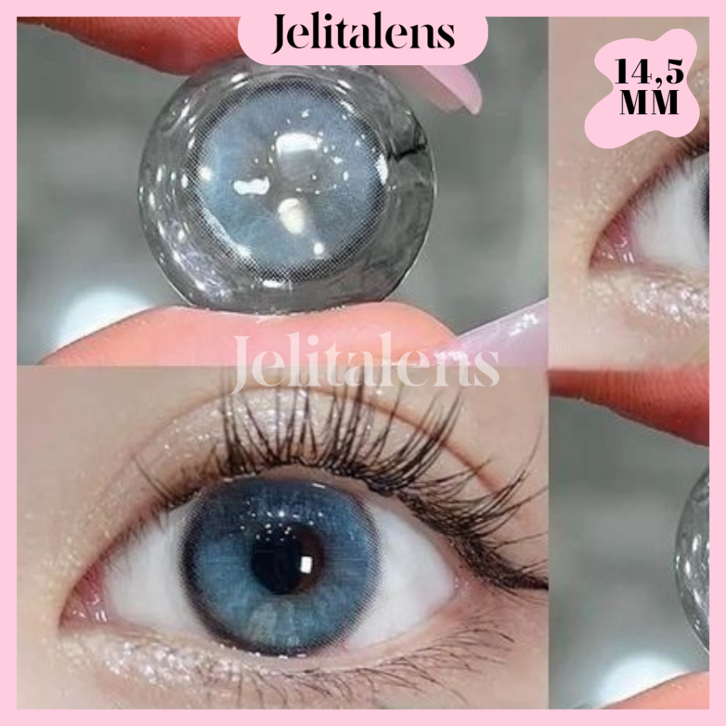 J29 Softlens Biru 14.5 MM Premium Korean Look Normal / Softlens Biru / Softlens Korea Look / Soflens