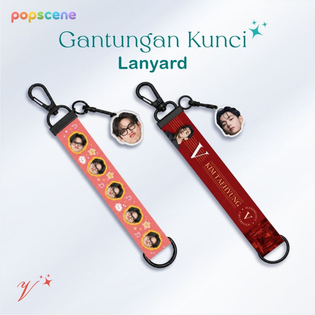 Gantungan Kunci Lanyard - Keychain V BTS