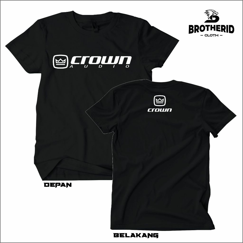 Kaos Crown Audio Original Baju Operator Sound System