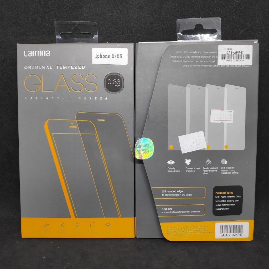 Tempered Glass Lamina iPhone 6 / 6S Original Resmi SEIN 9H Anti Gores Kaca Pelindung Layar HD Clear 