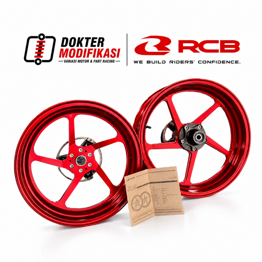Termurah! Velg RCB FG506 Yamaha Xmax Forged Velg CNC Anodize