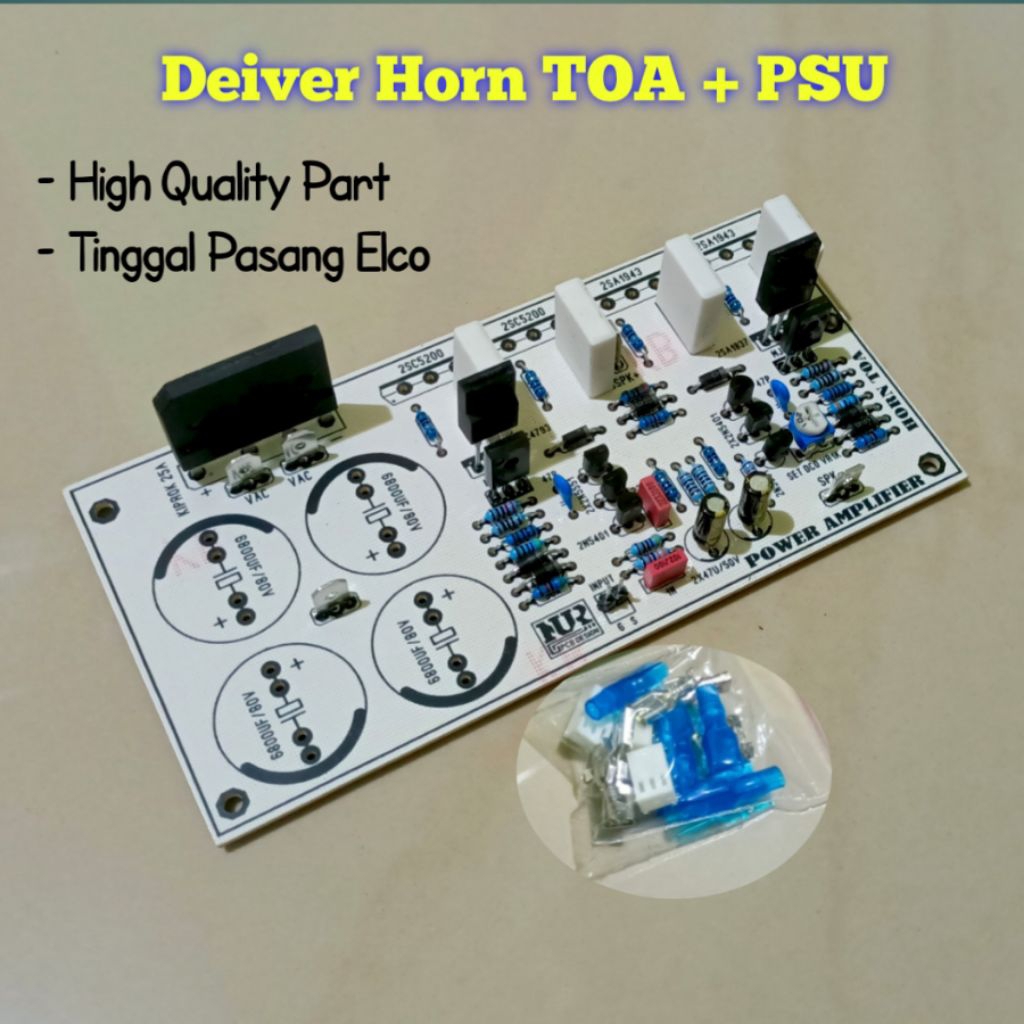 Driver Horn TOA + PSU Kit Power Corong