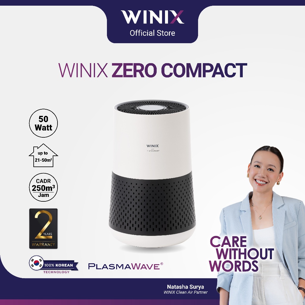 Winix Zero Compact Pembersih Udara - Filtrasi 4 Tahap HEPA13