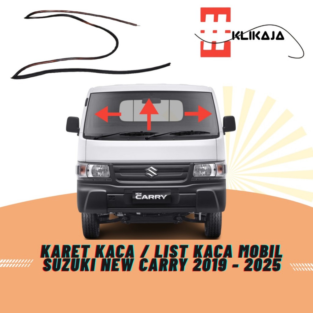 KARET KACA / LIST KACA MOBIL SUZUKI NEW CARRY
