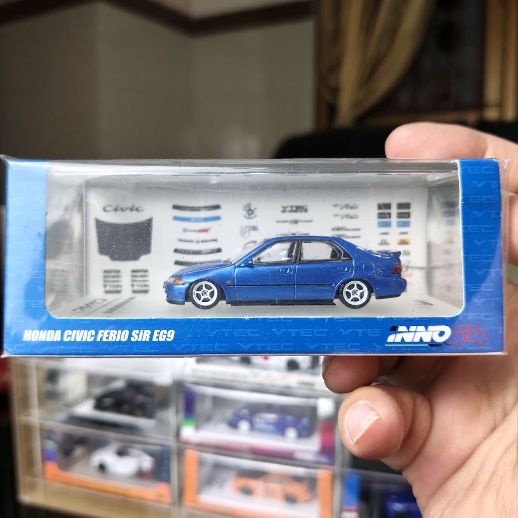 Inno64 Honda Civic Ferio eg9 biru loose