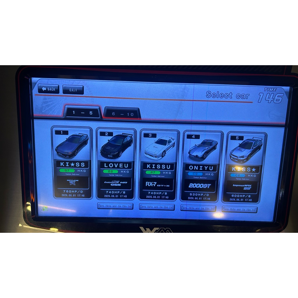Banapassport WMMT Wangan Midnight Maximum Tune 6RR Skyline R32 + Lancer Evo 9 B Class + Rx7 FC3S