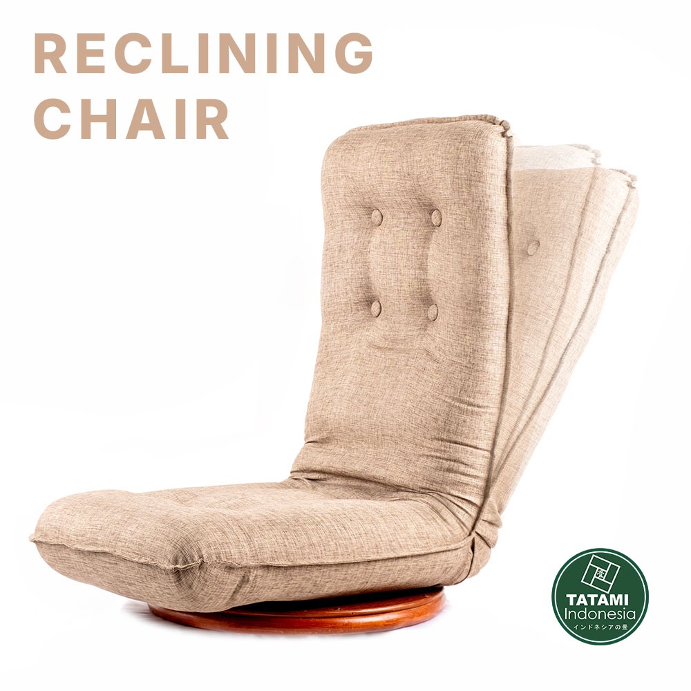 Reclining Putar Kursi Lesehan Lazy Sofa Kursi Lantai Floor Chair Malas Santai