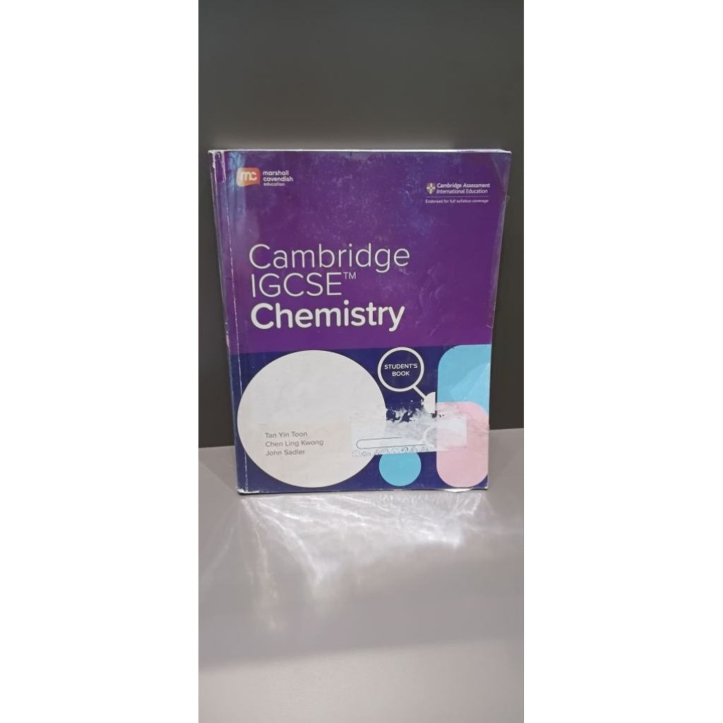 Cambridge IGCSE Chemistry Student's Book