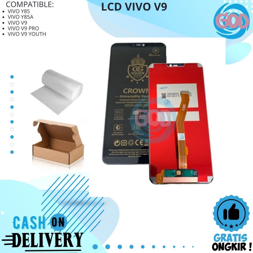 LCD TOUCHSCREEN VIVO V9 / V9 PRO / V9 YOUTH / Y85 / Y85A COMPLETE ORIGINAL FULLSET / LCD VIVO V9 / L