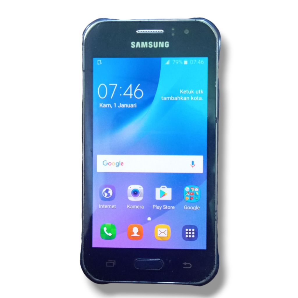Samsung Galaxy J1 Ace layar Super AMOLED Normal second original
