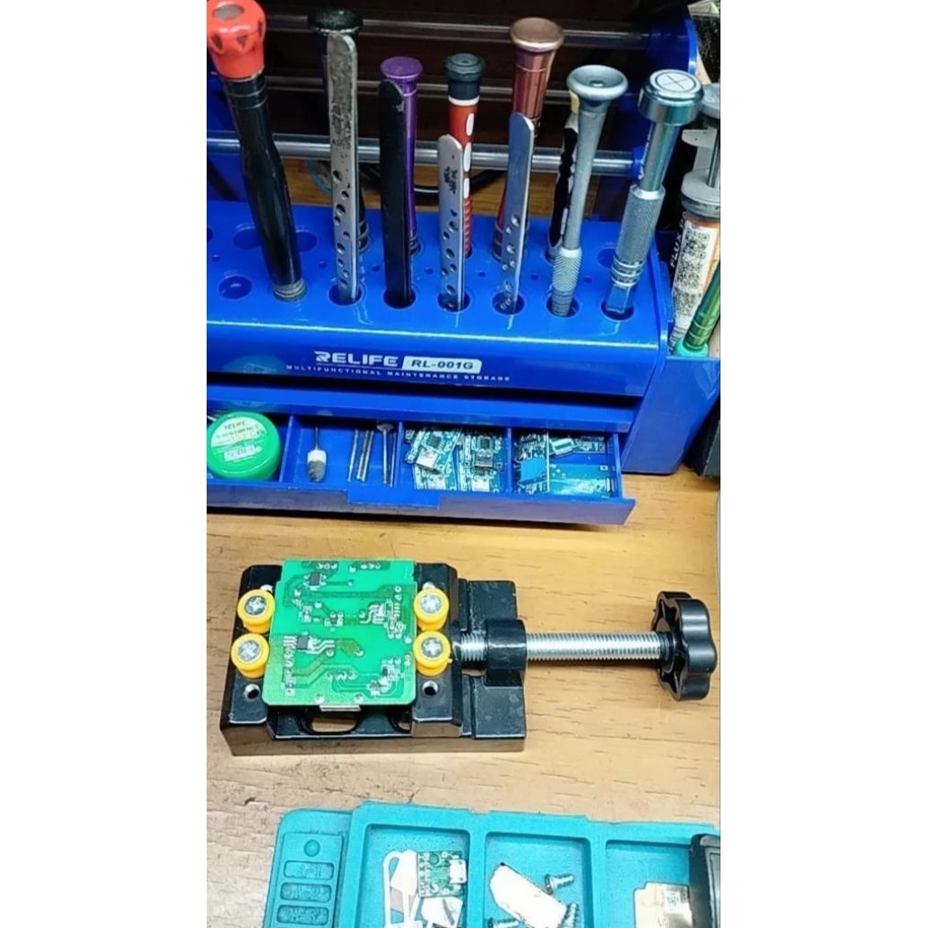 Catok Ragum Clamp Klem Holder Meja Tanggem Kecil Mini Jaw Bench Vise