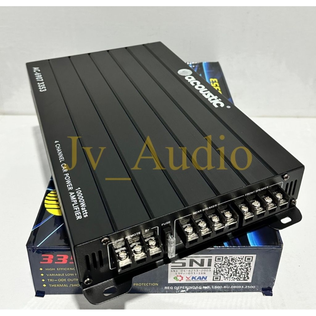 POWER MOBIL ACOUSTIC AC-3353 POWER 4 CHANNEL MOSFET