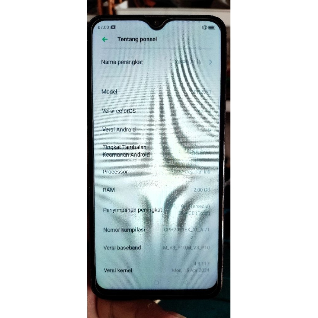 MESIN OPPO A11K 2/32