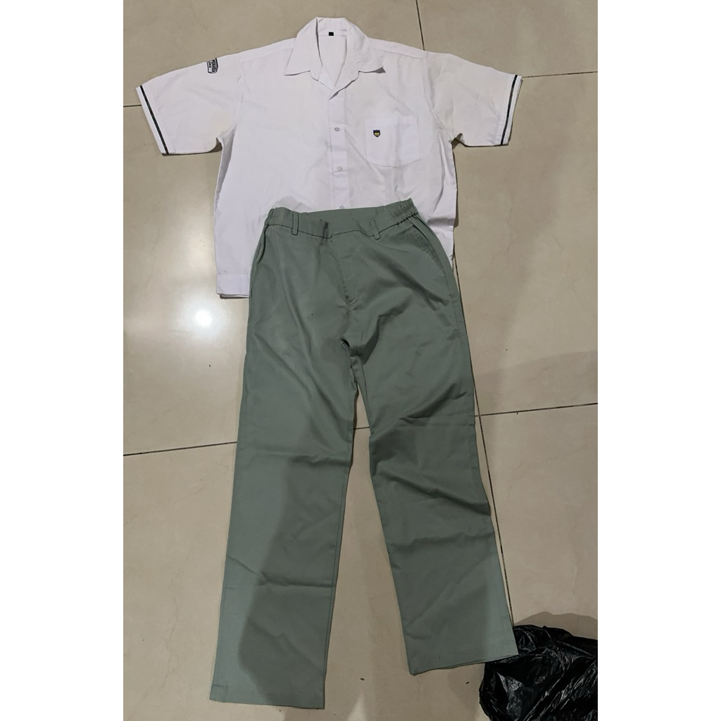 PL set baju seragam SMA bpk penabur bandung