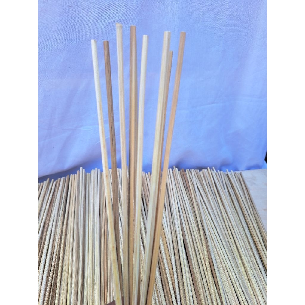 Ruji bambu 5mm panjang 35cm, 1 ikat isi 50pcs terbuat dari bambu petung,ruji sudah halus