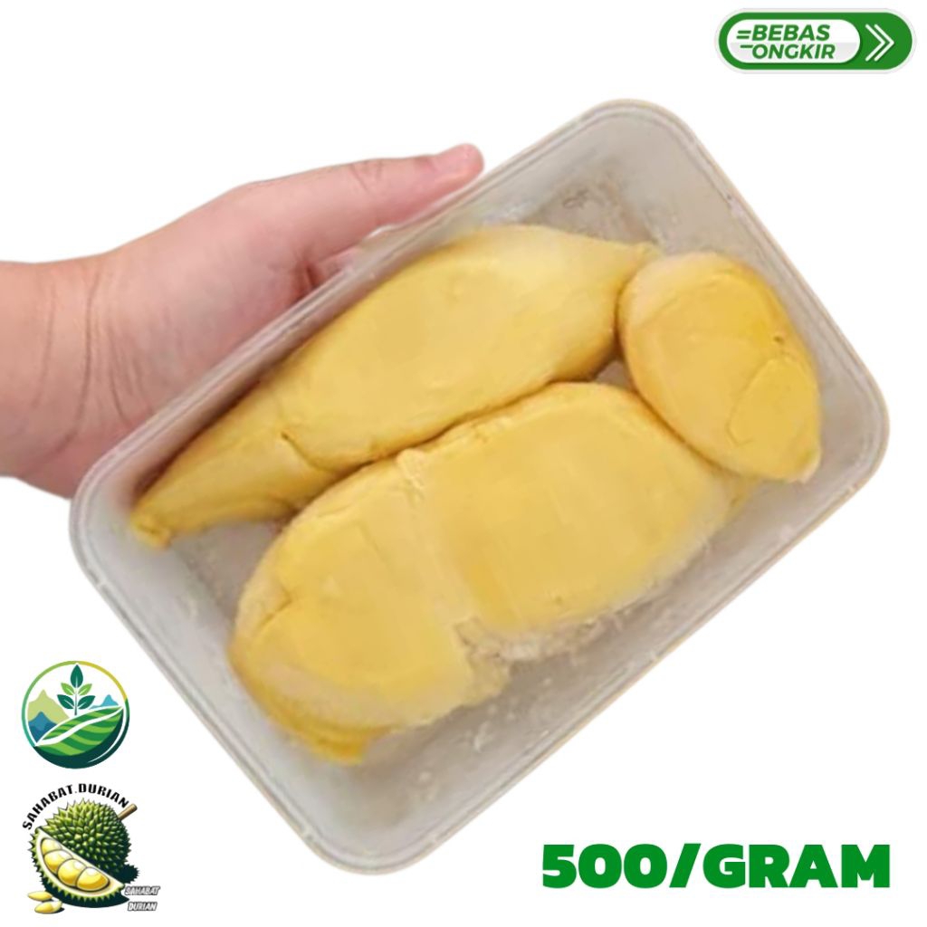 Durian montong | Durian montong kupas 500 gram | Durian montong manis legit