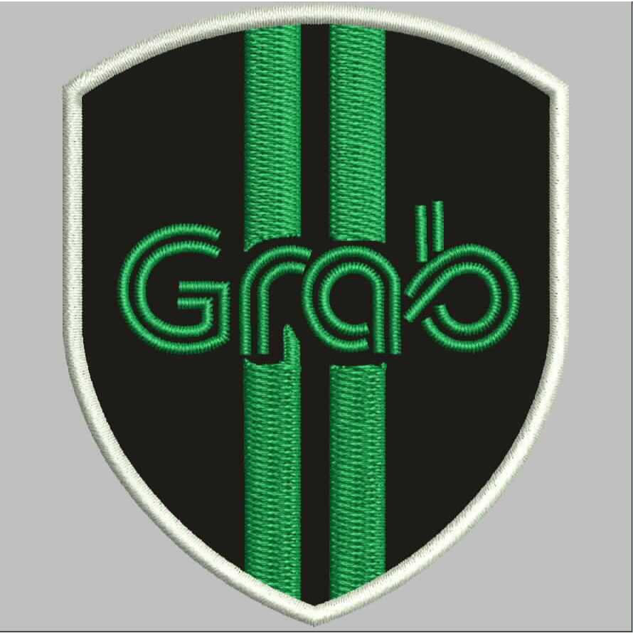GRAB  PATCH BORDIR LOGO EMBLEM EMBROIDERY RBC