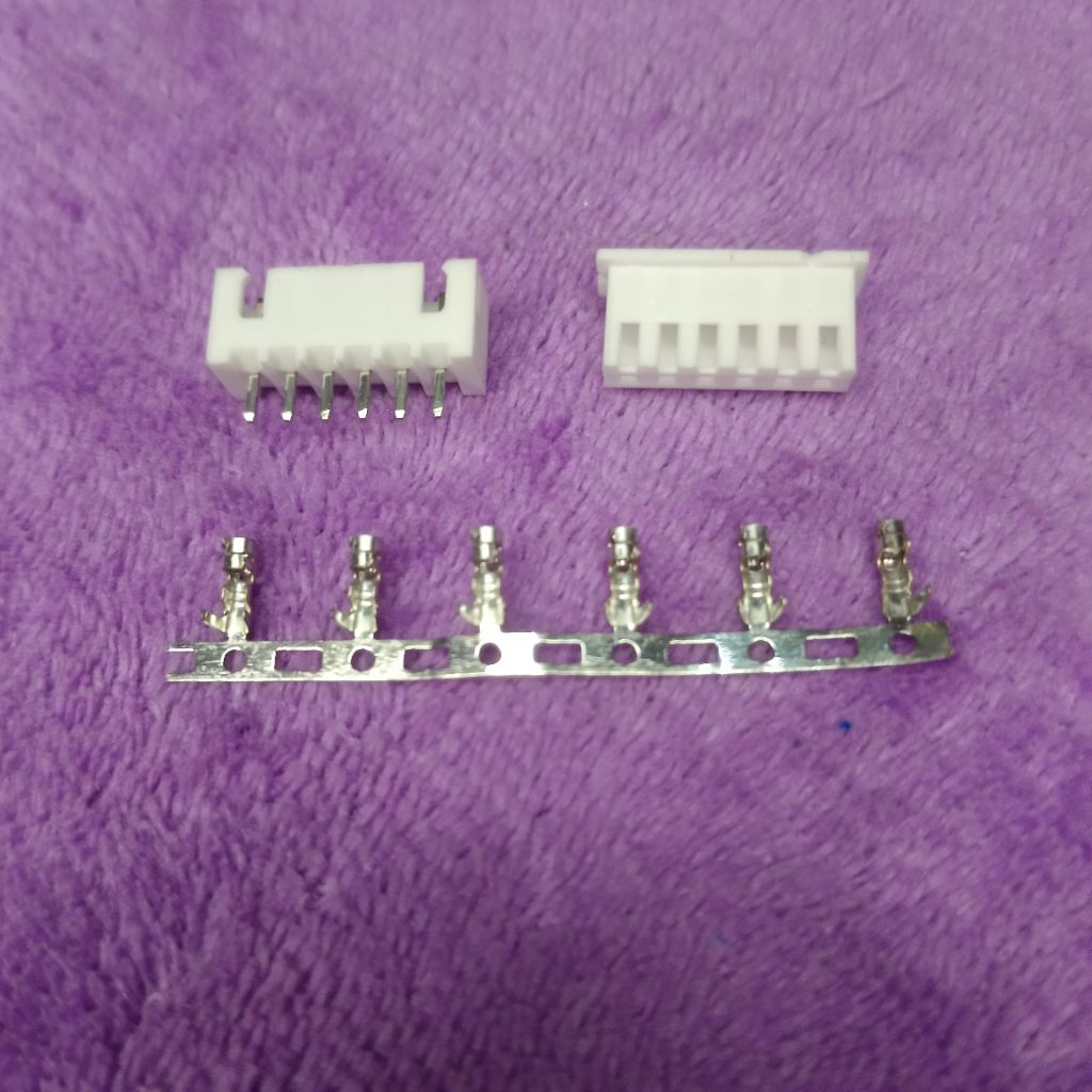 CONEKTOR SOCEK  MOLEx 6PIN XH BERDIRI 1SET