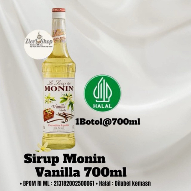 Monin Sirup Vanila 700ml- Sirup Monin Vanilla 700ml