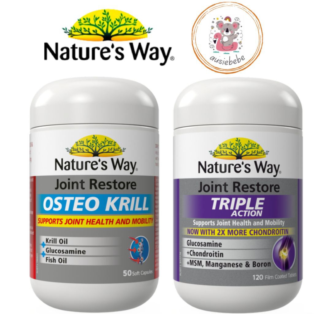 Nature's Way Joint Restore Osteo Krill 50s / Nature's Way Joint Restore Triple Action 120 Tablets