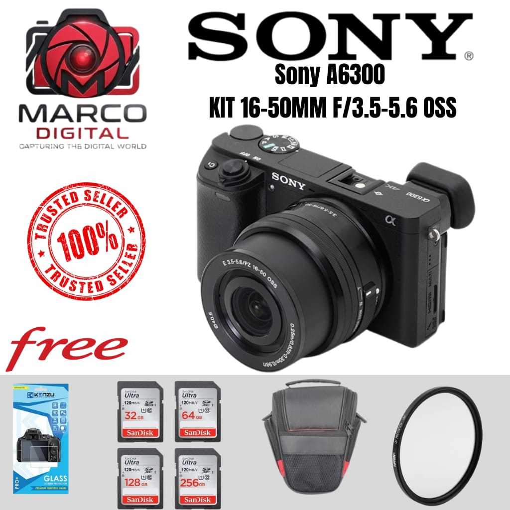 SONY ALPHA A6300 KIT 16-50MM / SONY A6300 KIT 16-50MM