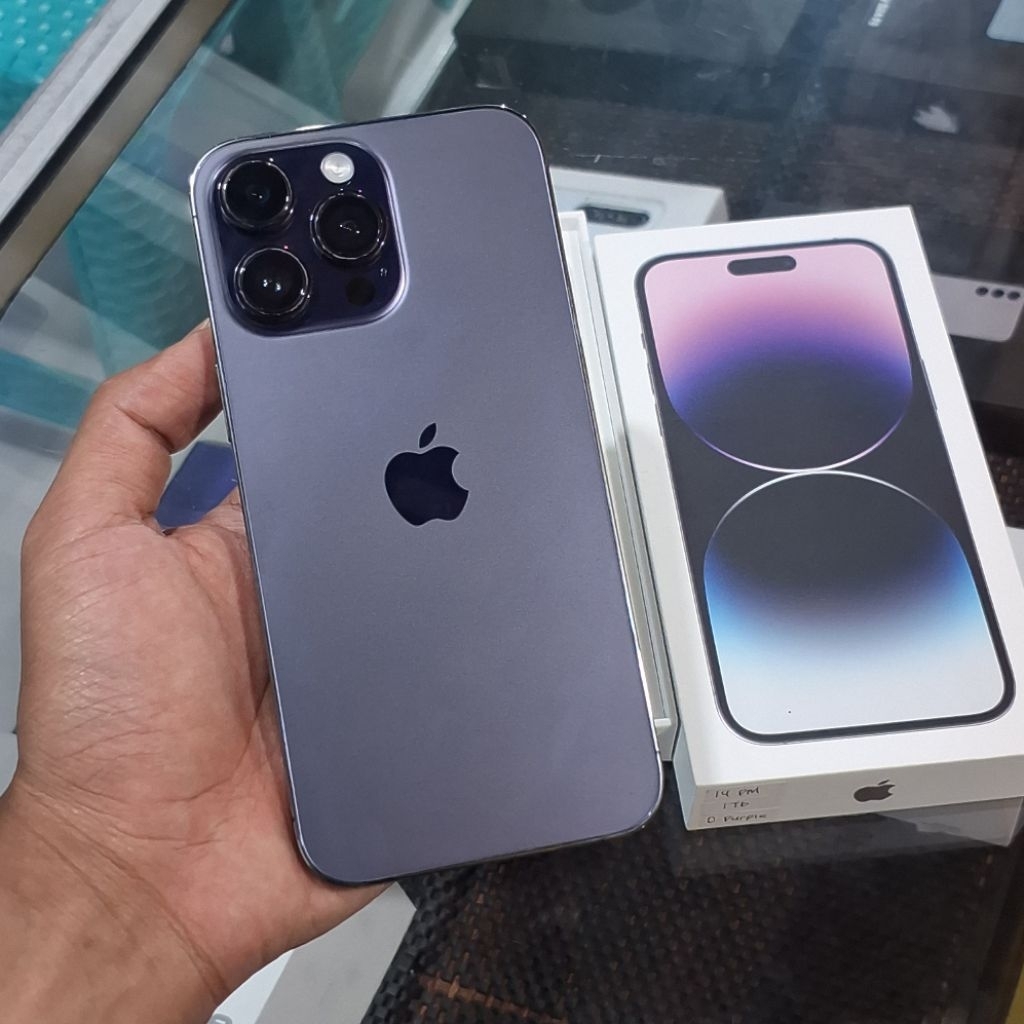 iphone 14 Pro Max 1TB garansi Resmi ibox BH 81% Original Fulset Original