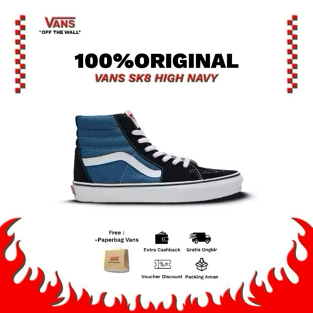 SK8 HIGH NAVY - ORIGINAL SHOES