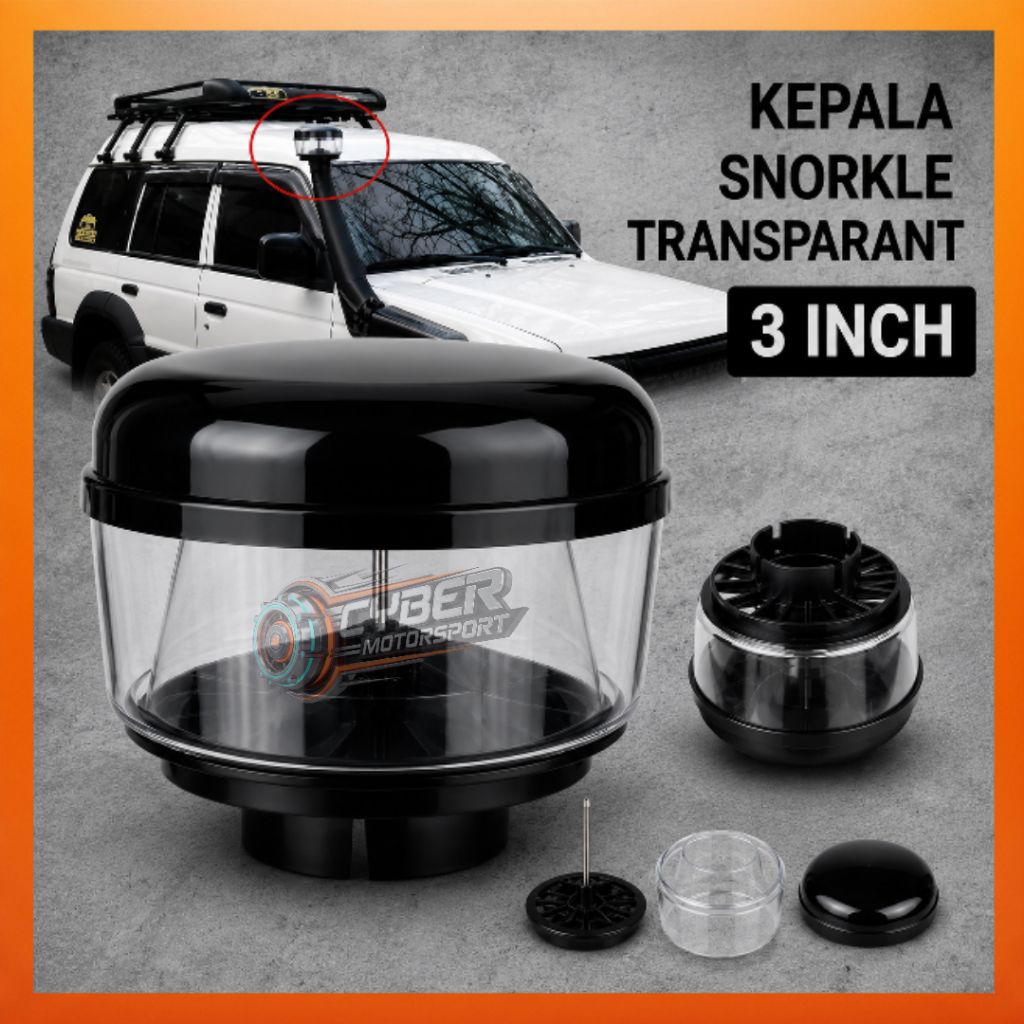 Snorkel Head. universal. snorkel filter udara. snorkle offroad jeep