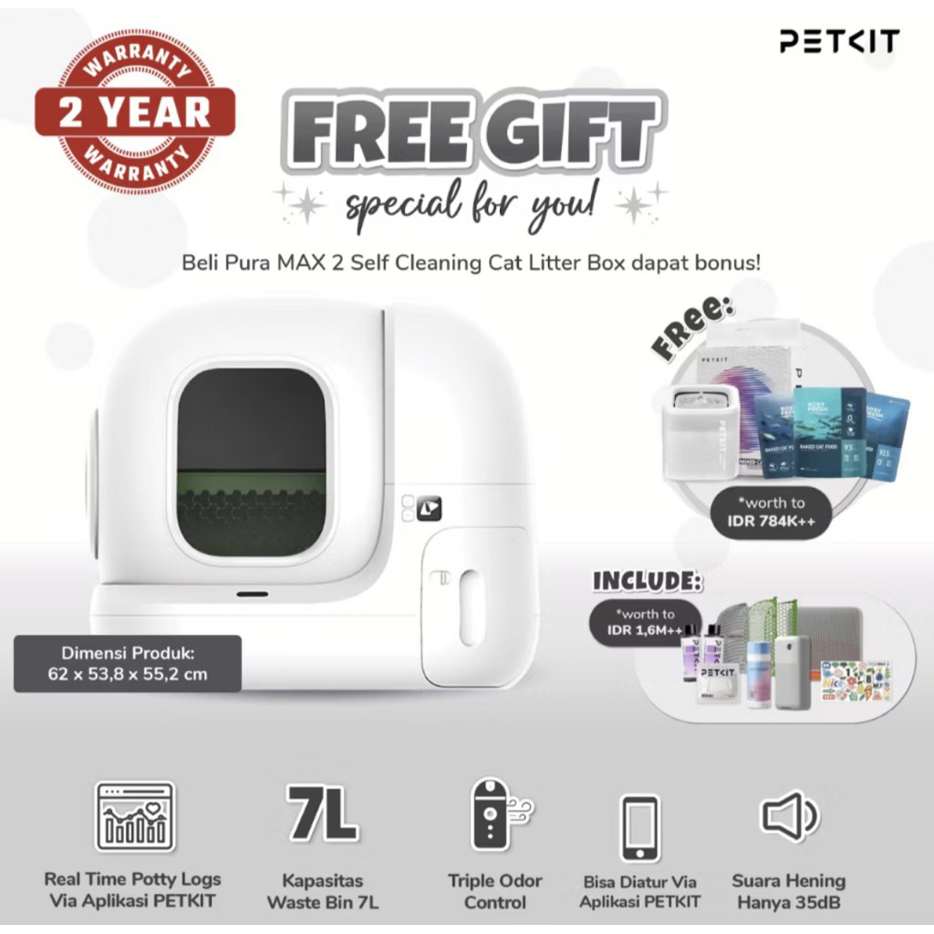 Petkit Pura Max Litter Box Automatic (Otomatis)