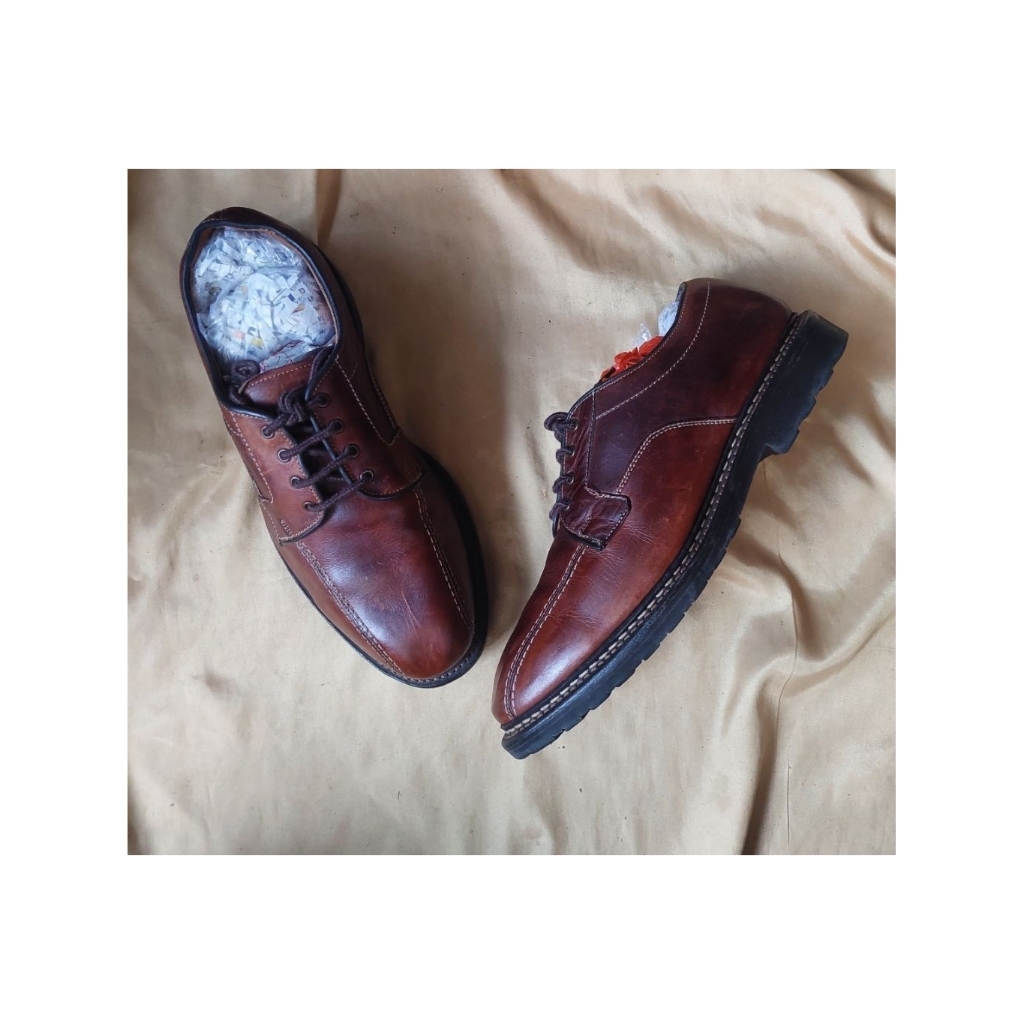 Derby Shoes Allen Edmonds Mapleton Brown Leather