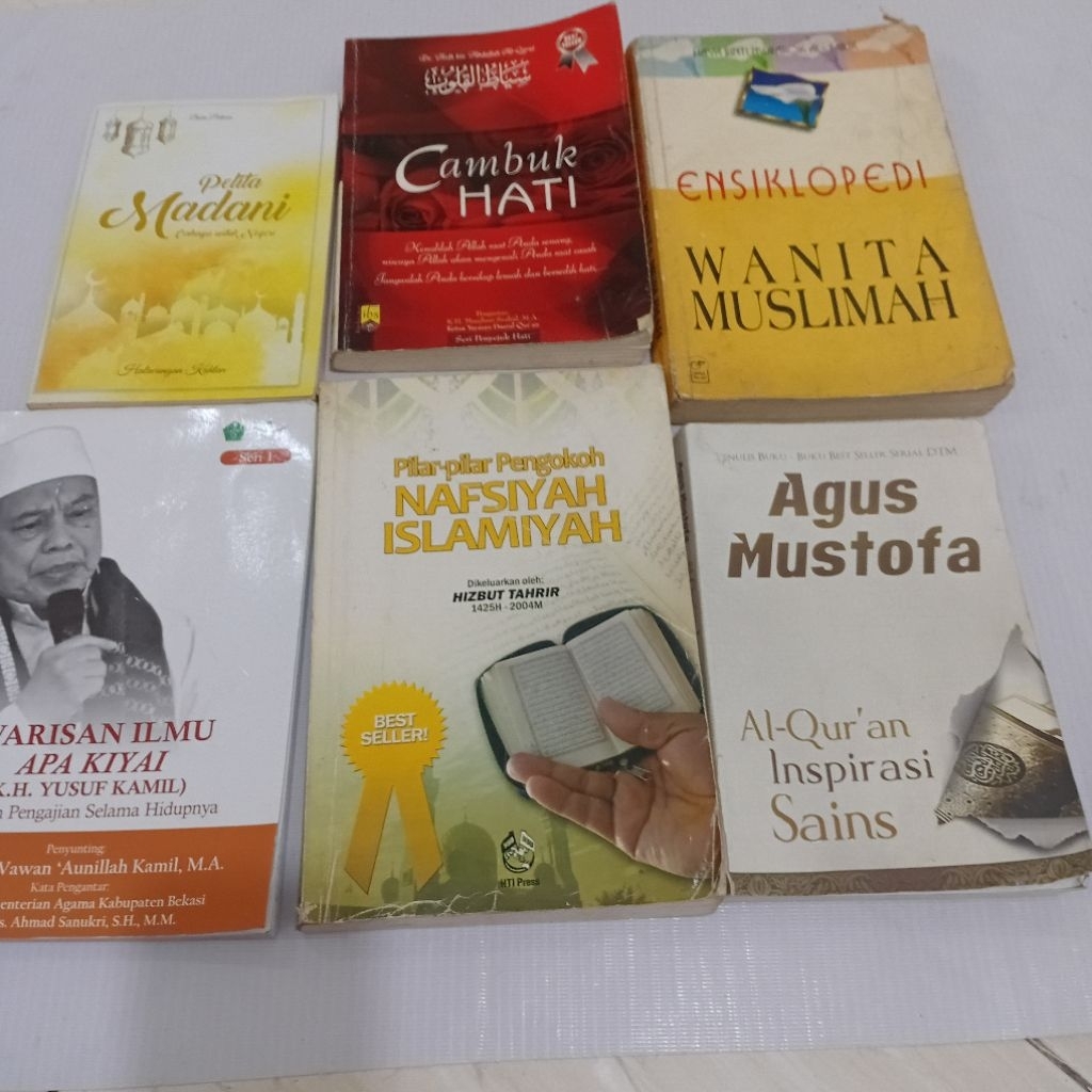 WARISAN ILMU APA KIAYI K.H. YUSUF KAMIL, CAMBUK HATI, AL-QUR'AN INSPIRASI SAINS AGUS MUSTOFA, PELITA