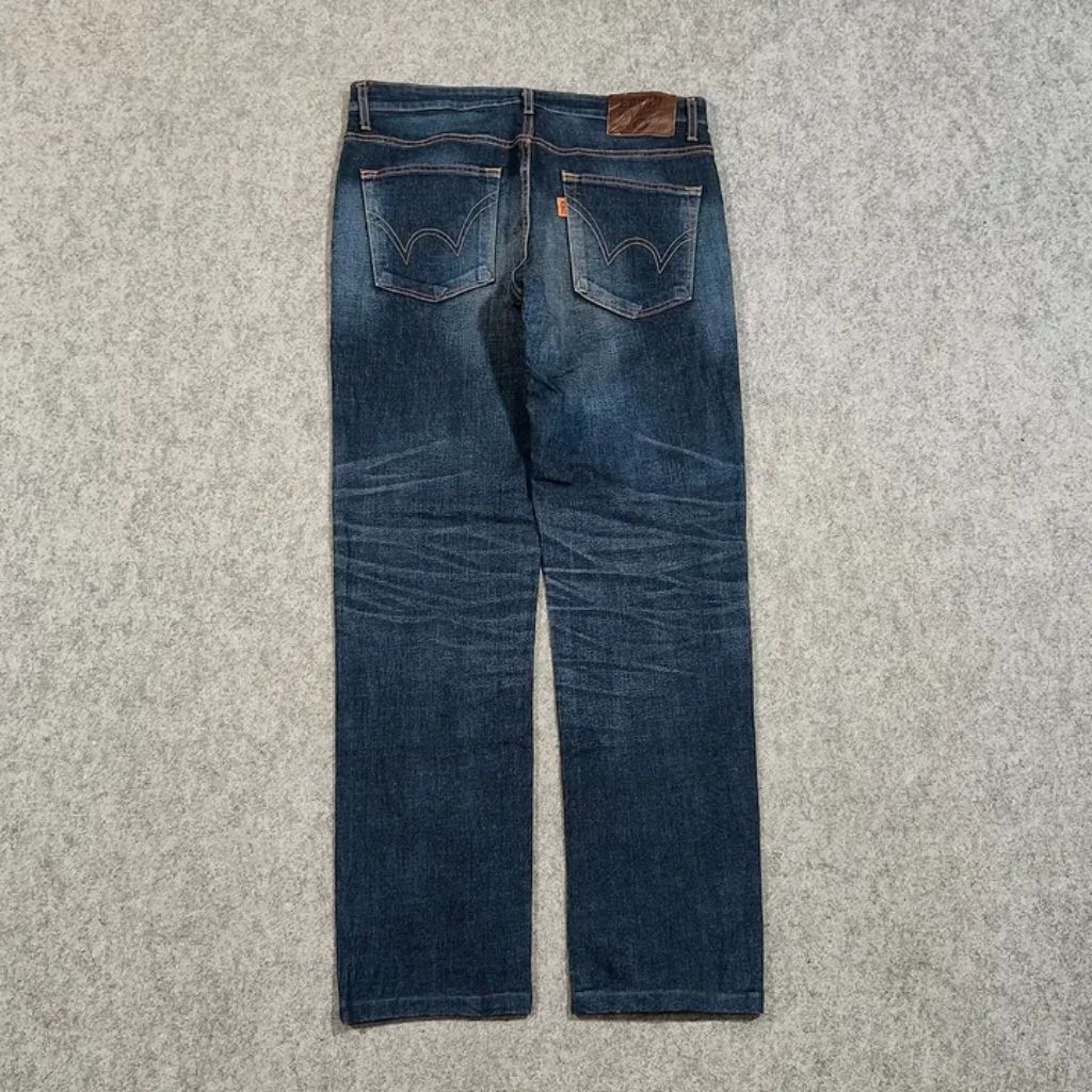 Celana straight jeans panjang pria EDWIN size 31 second