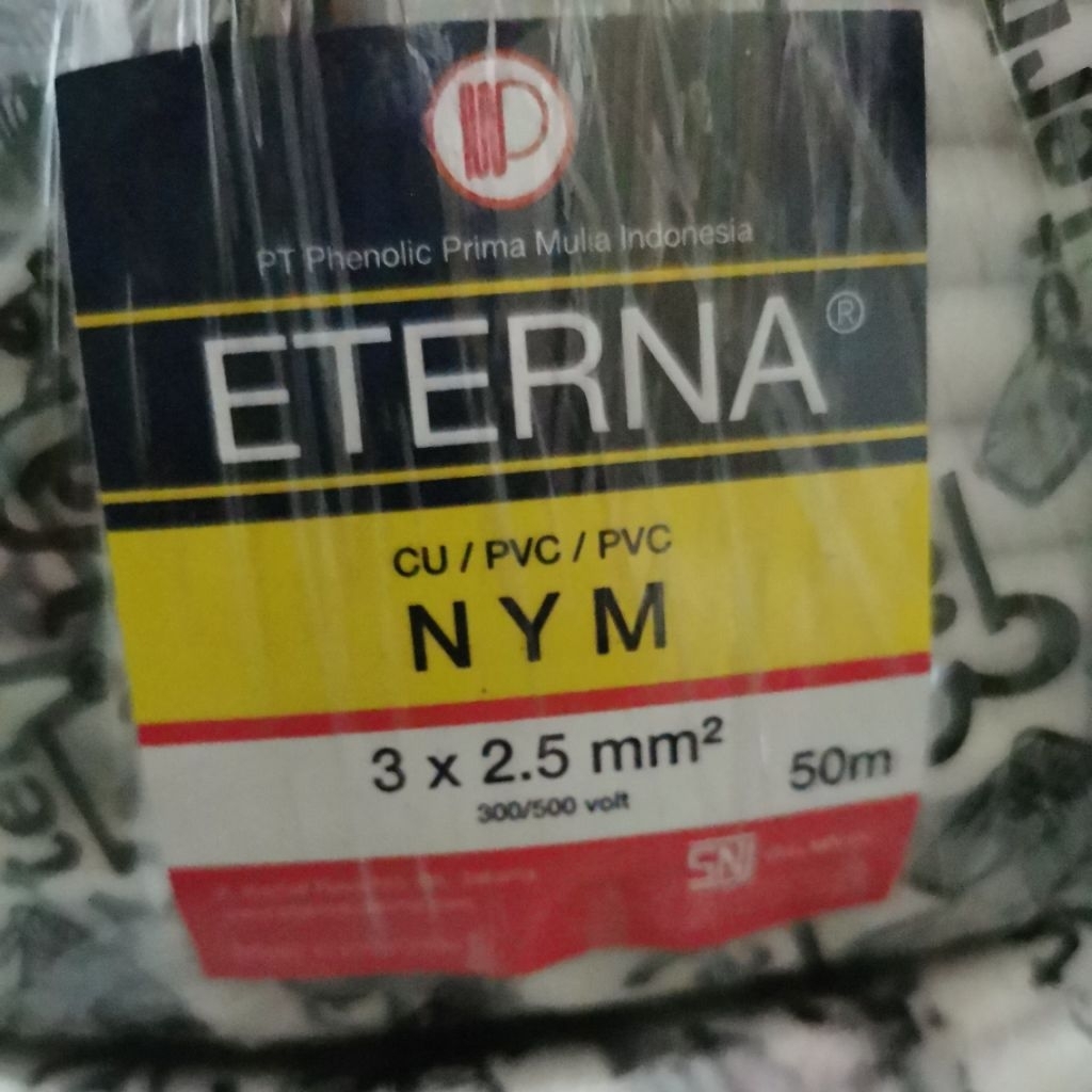 Kabel Eterna ecer NYM 3x2.5 3 x 2.5 per meter