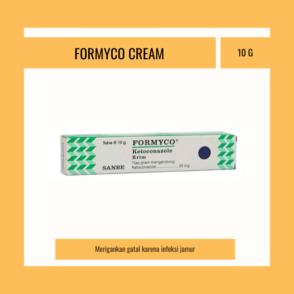 FORMYCO CREAM 10 G - SALEP KETOCONAZOLE MERINGANKAN GATAL
