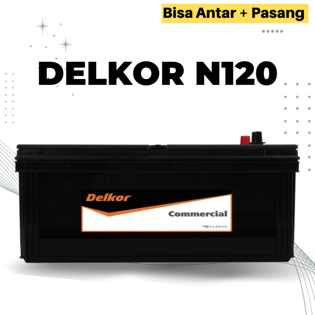 Aki Mobil Truck N120 (115F51L) Delkor MF Aki Kering N120