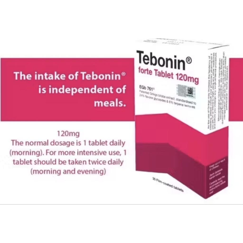 Tebonin Forte tablet 120mg isi 30 tablet