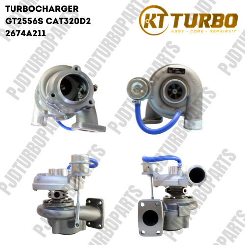 TURBOCHARGER TURBO ASSY GT2556S PN 2674A211 / 711736-0012 / 482-0234