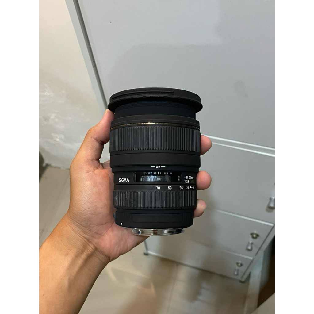 Lensa Sigma 24-70mm F.28 EX DG for canon