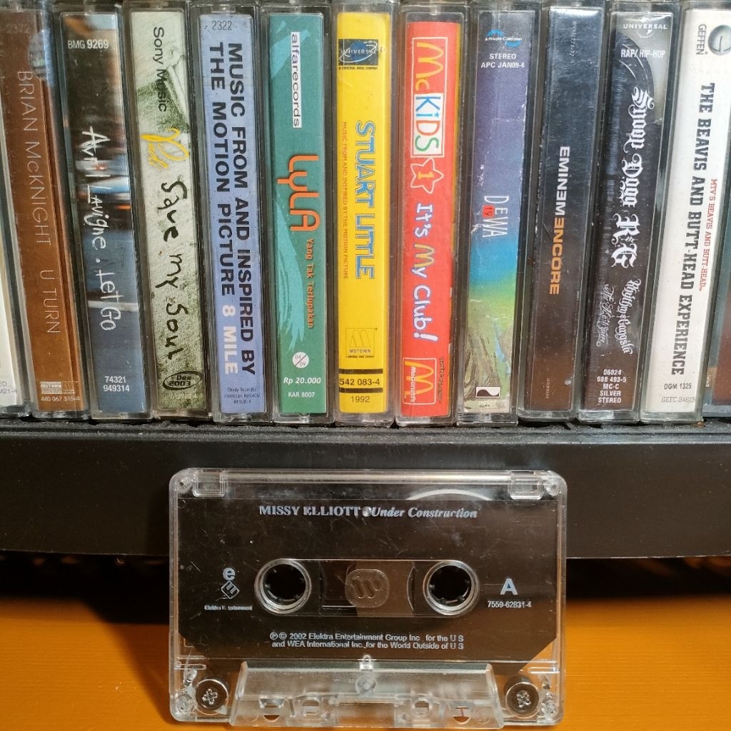 Kaset Pita Missy Elliott Under Construction hanya kaset