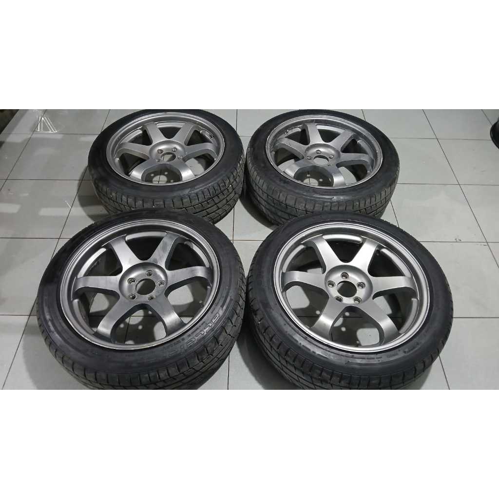 VELG SECOND RACING TE37 RING 20X8,5 ET 40 PCD 5X114 + BAN 255 45 R20