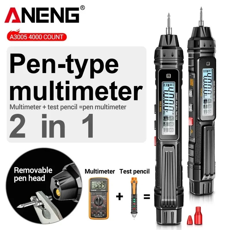ANENG A3005 Tespen Digital Multimeter Pen Voltage Tester NCV Test Pen