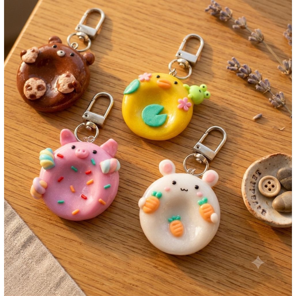 Worry stone handmade clay
