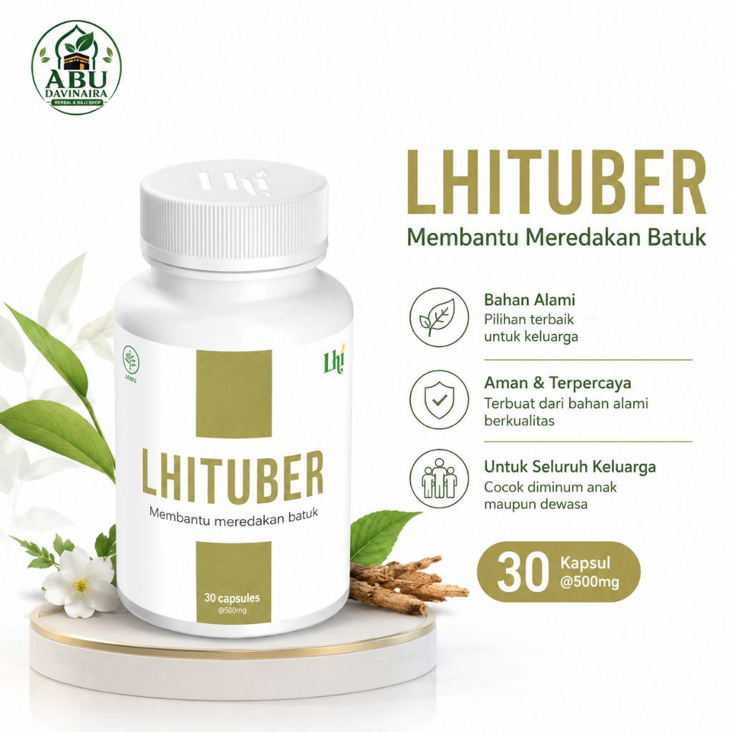 LHI - Lhituber dr Liza Herbal Untuk Pernapasan Batuk - Isi 30 Kapsul
